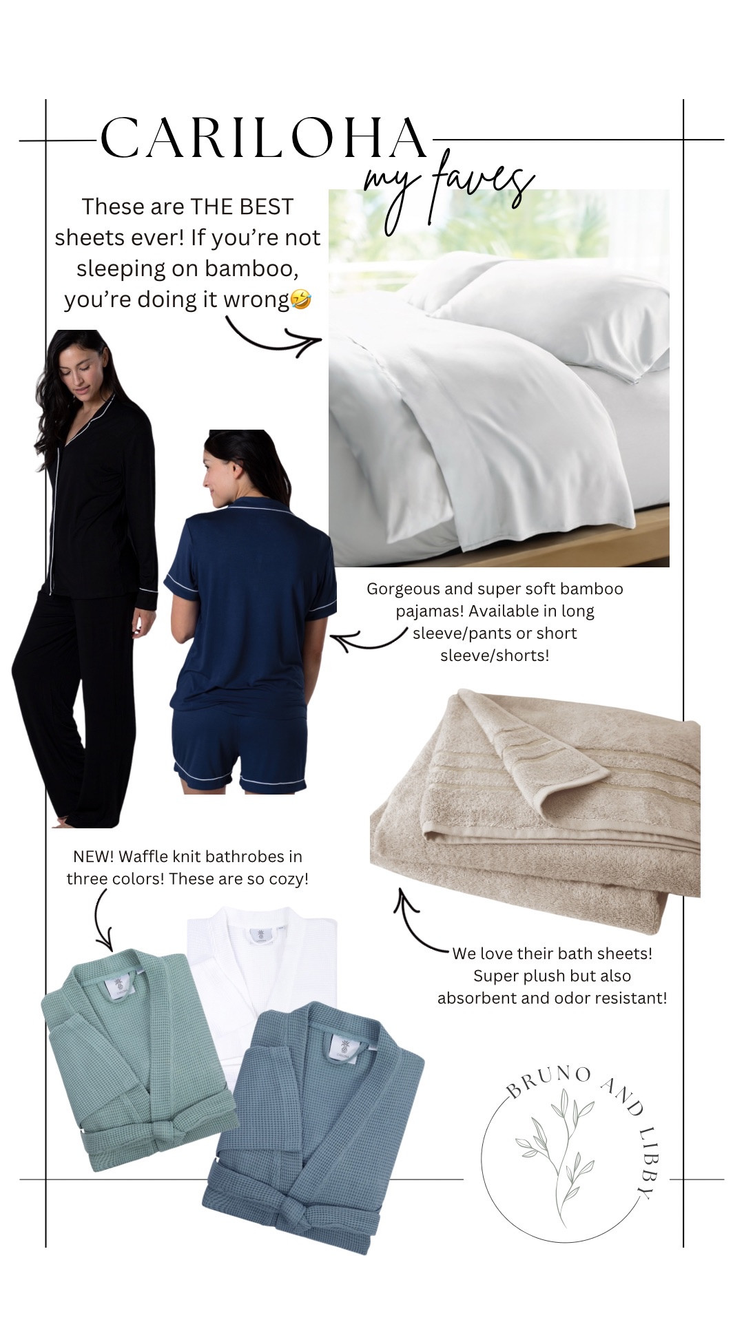 My faves from Cariloha…but really I’ve loved every product I’ve ever owned from them! Bamboo is the best! It’s soft and luxurious and odor resistant! Save 30% off sitewide with ASHLEYRICE30
#ad

#LTKselfcare #LTKmomlife #LTKHome