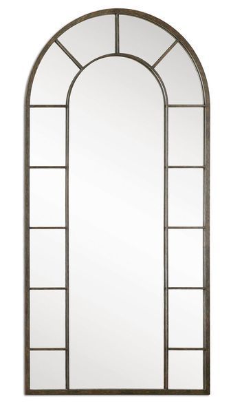 Uttermost Dillingham Black Arch Mirror | Scout & Nimble