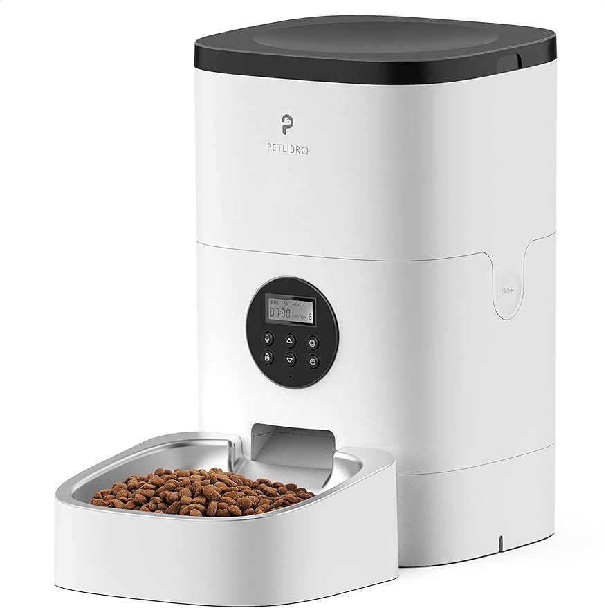 PETLIBRO Automatic Cat Feeder, Timed Cat Feeder with Desiccant Bag for Dry Food, Programmable Por... | Amazon (US)