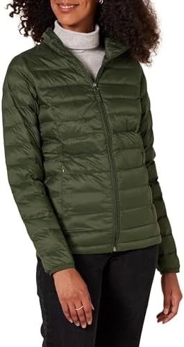 Amazon Essentials Women's Lightweight Long-Sleeve Water-Resistant Packable Puffer Jacket (Availab... | Amazon (US)