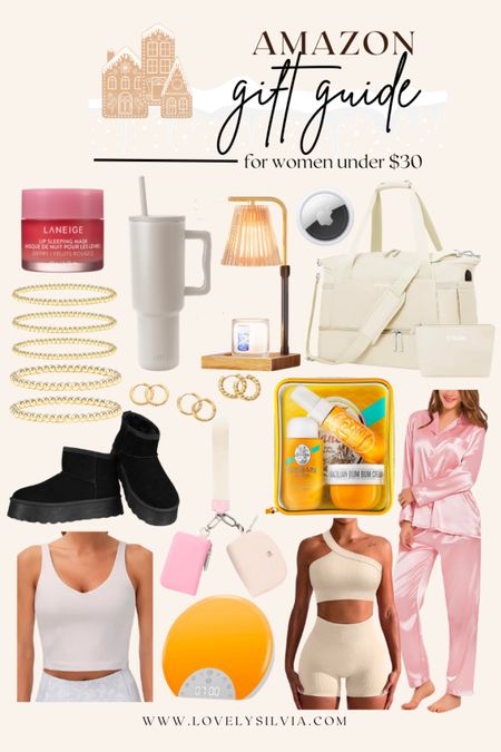 Amazon Gift Guide under $30 for women! Lots of great last minute gifts!


laneige lip mask, gold beaded bracelet, gold earrings, simple modern tumbler, water tumbler, candle warmer, AirTag, travel bag, beis dupe, platform ugg dupes, lululemon dupe, keychain wallet, sol de janeiro set, body care set, pink silk pjs, align tank, align tank dupe, same alarm clock, hatch alarm clock, workout set, amazon gift guide, womens gift guide, gifts under $30, gifts for her, amazon finds, amazon gifts

#LTKHoliday #LTKGiftGuide #LTKfindsunder50