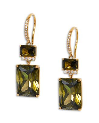 Nadri Macaron Cubic Zirconia Double Drop Earrings in 18K Gold Plated    | Bloomingdale's Jewelry ... | Bloomingdale's (US)