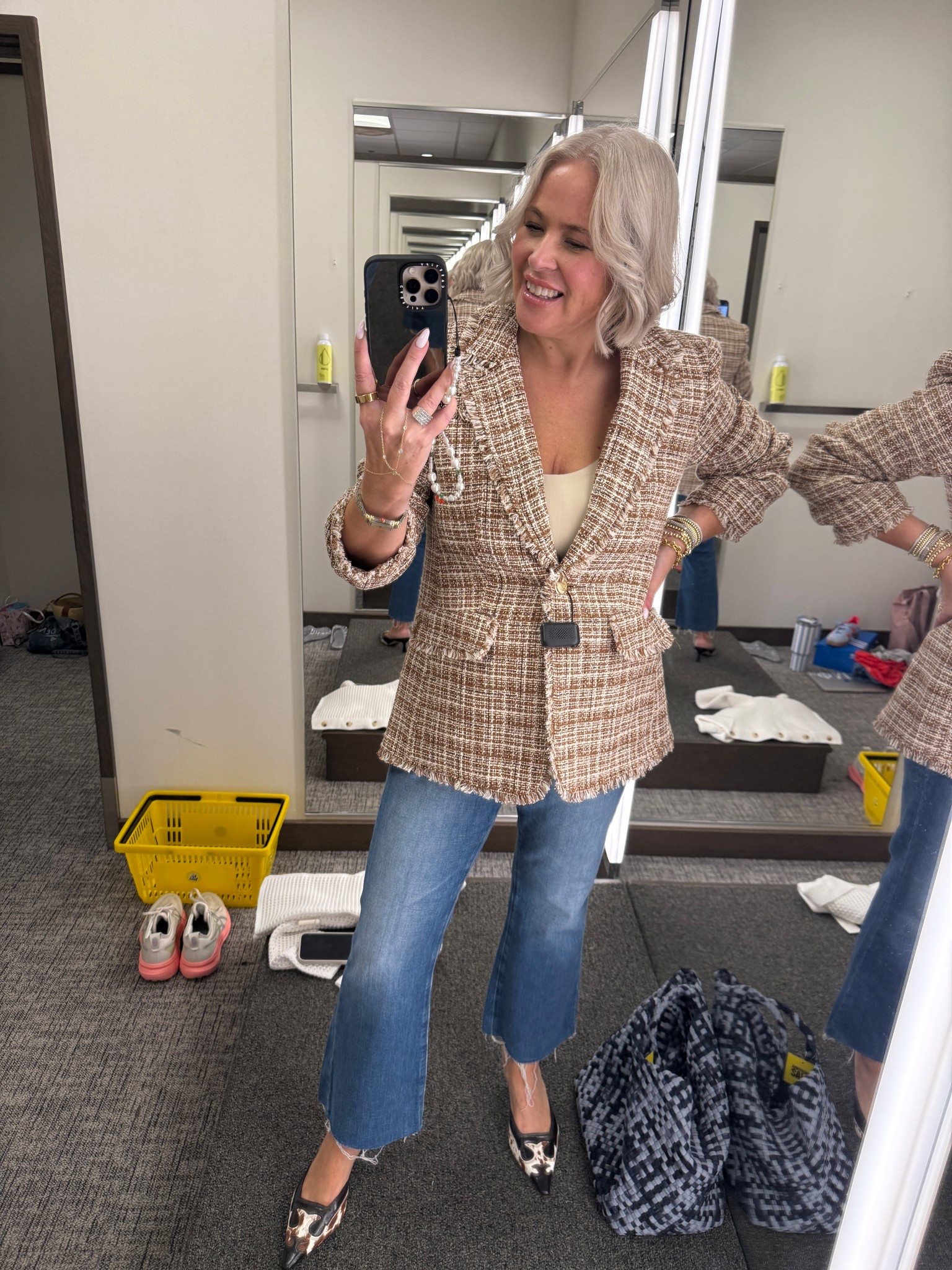 I love these pieces from the Nsale!

Blazer- size 10
Steve Madden shoes- size 8 

#LTKStyleTip #LTKSaleAlert #LTKOver40