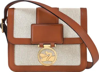 Longchamp Small Boxtrot Canvas & Leather Crossbody Bag | Nordstrom | Nordstrom