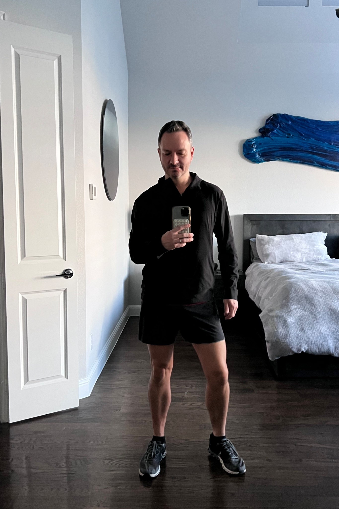 When you need a layer to head to the gym. Wish me luck - it’s going to be packed!

#LTKMens #LTKActive #LTKOver40