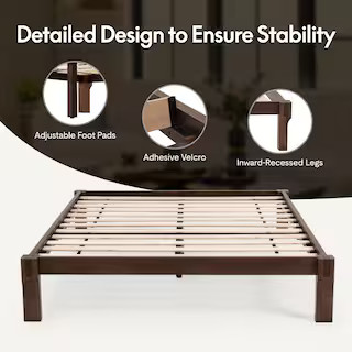 Kana Japanese Joinery Bed (Natural Walnut) | FlexiSpot