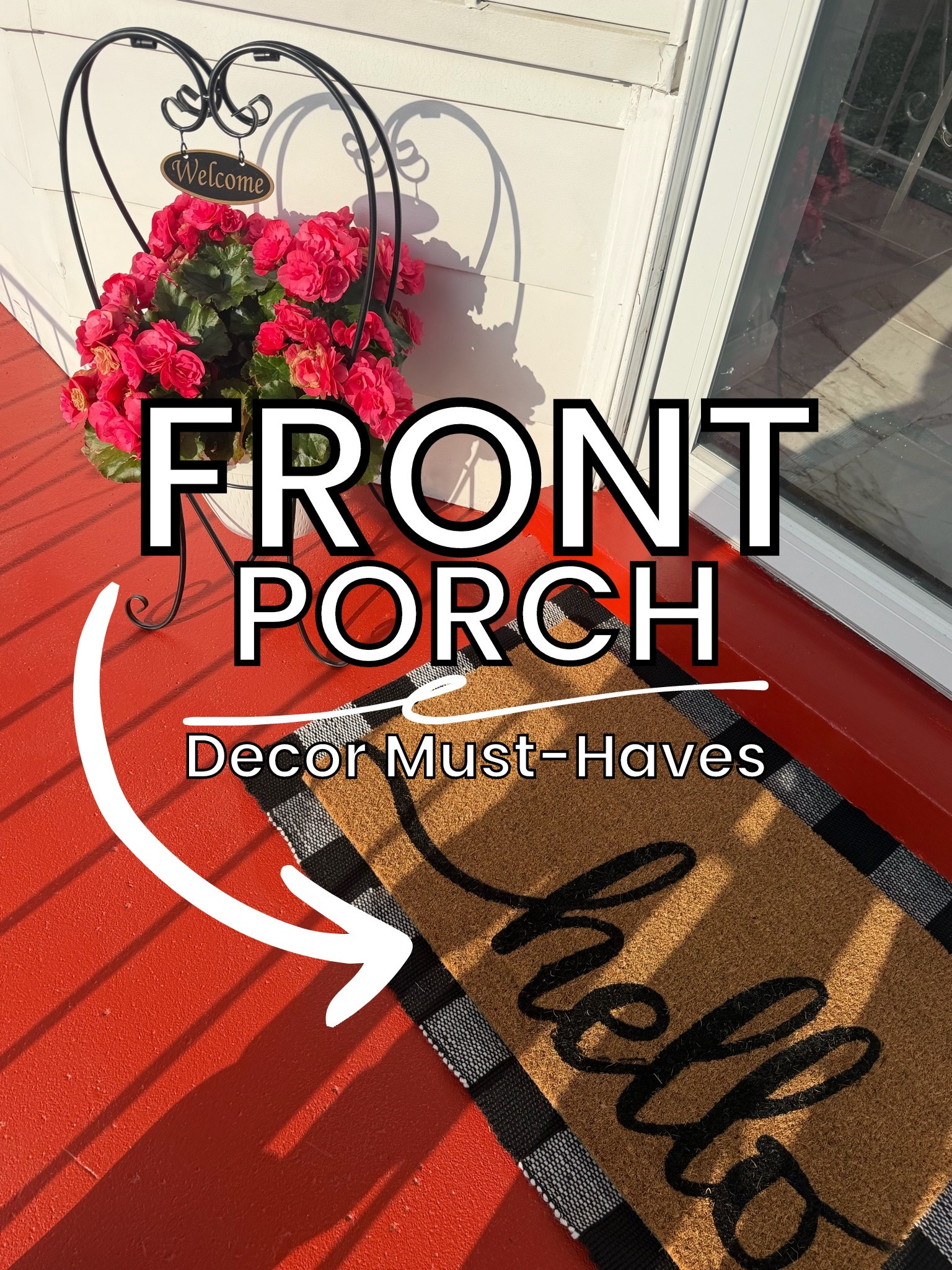 Front Porch Welcoming Entryway Decor!  Everything linked below for you! 

#FrontPorchDecor #EntrywayMustHaves #LTKFinds 

 #LTKSeasonal #LTKHome #LTKSaleAlert