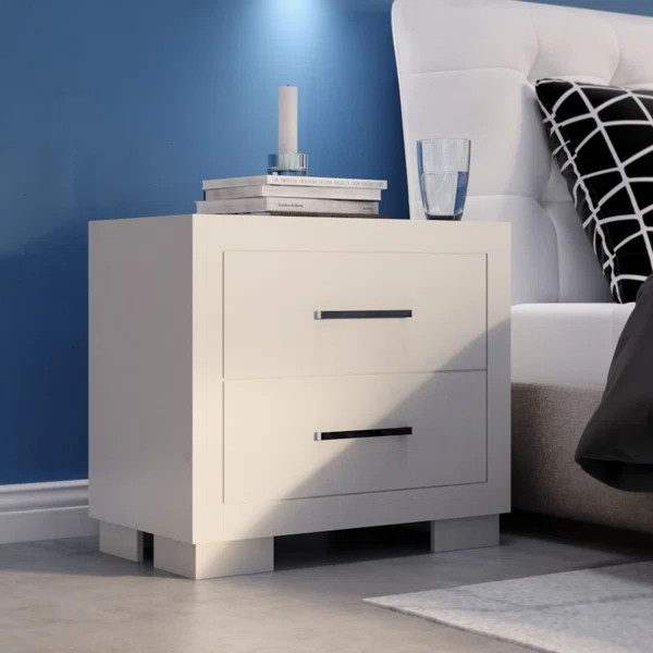 Jessica 2-drawer Nightstand | Wayfair North America