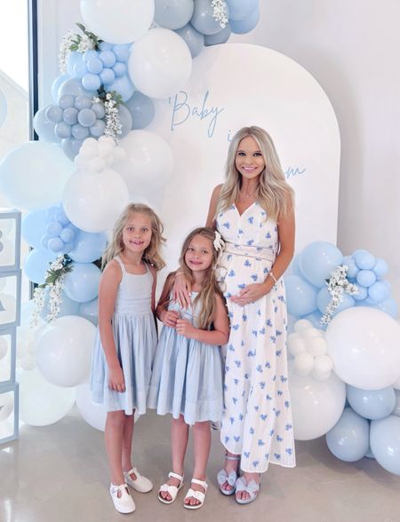 spring dresses from amazon for me and my girls! These were so so pretty for my Baby in Bloom baby shower for our little boy 

#amazondress 
#floraldress 
#lightbluedress #preppy
#blueballoons #grandmillennial #coastal 

#LTKbaby #LTKfamily #LTKkids