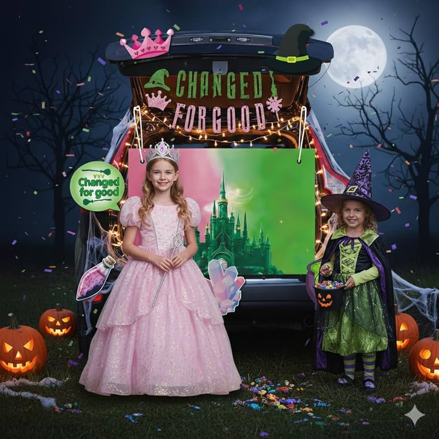 Halloween Trunk or Treat Car Decoration Kit for SUV Witch Archway Garage Decor, Outdoor Entrance ... | Amazon (US)