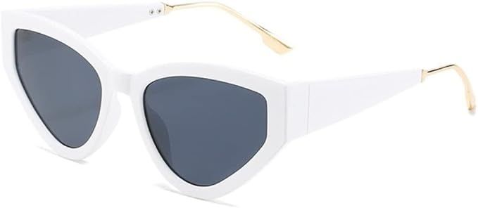 Women Vintage Shades Sun Glasses Eyewear UV400 Small Cat Eye Sunglasses | Amazon (US)