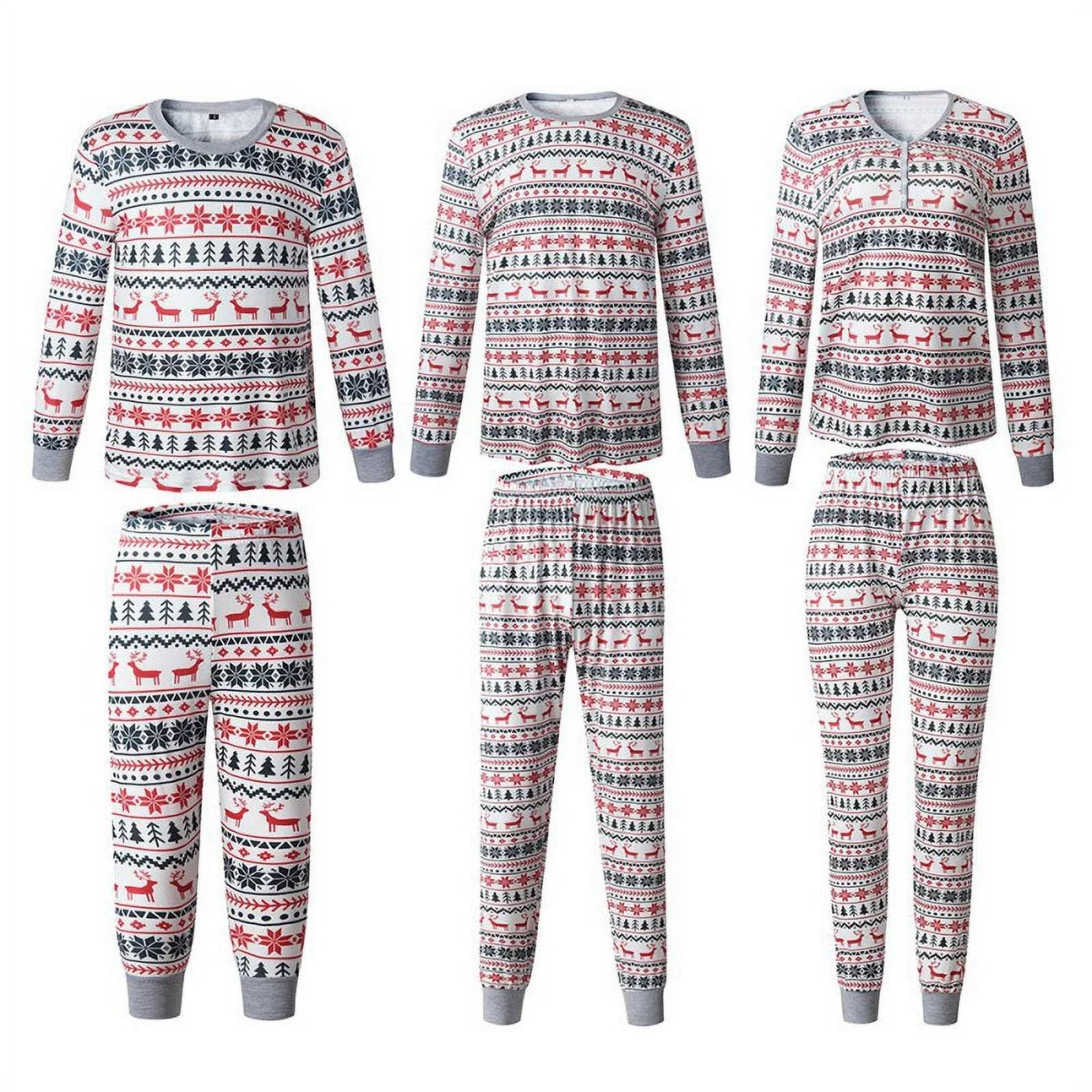 Baozhu Family Matching Reindeer Print Christmas Sleepwear Pajamas Set, 2 Piece (Men's S-3XL) - Wa... | Walmart (US)