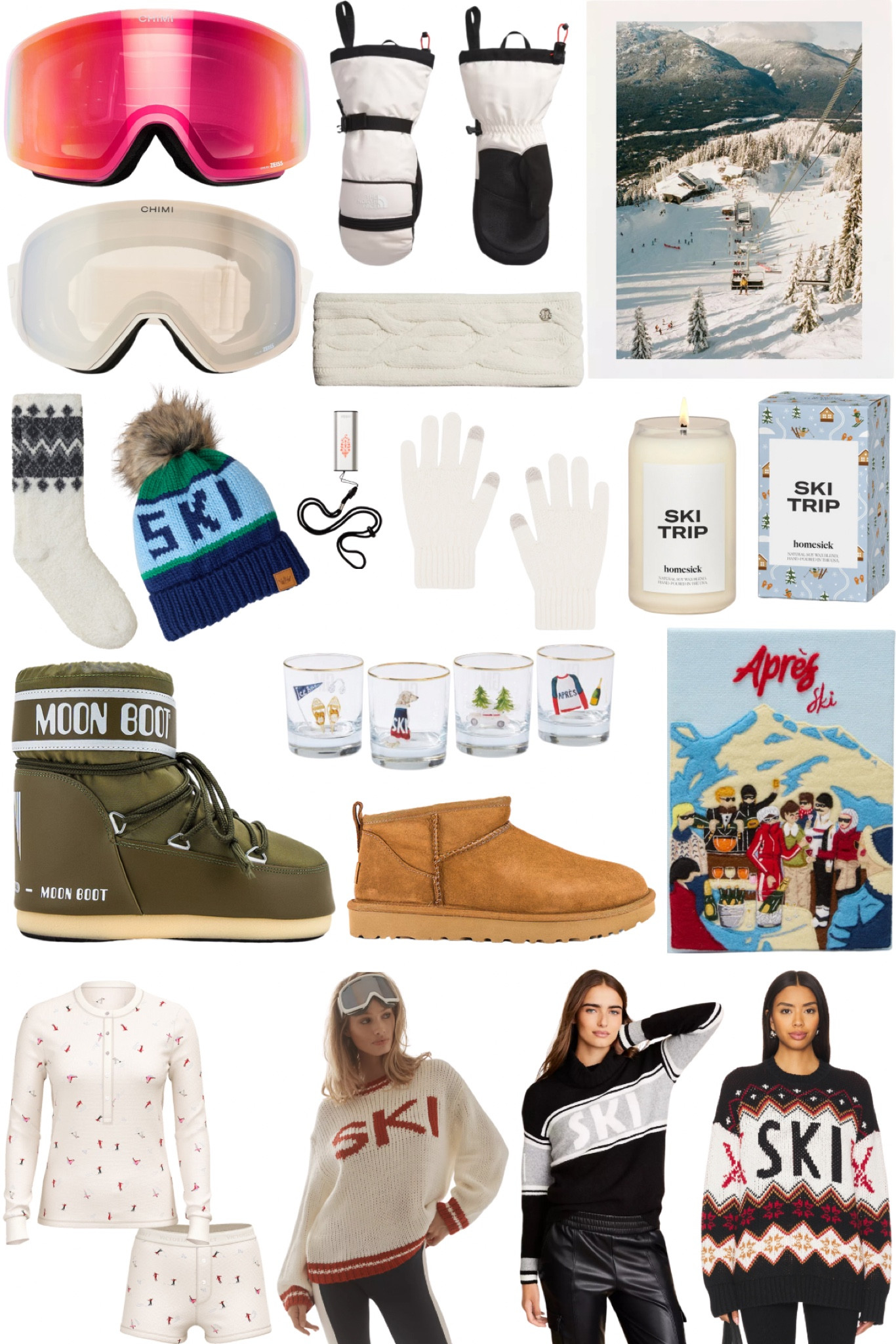 Skier gift guide 🎿  for the girl or lady in your life who loves to ski or is hitting the slopes this holiday season!

Uggs, winter boots, moon boots, candle, apres ski, ski sweater, ski themed glasses, beanie, pom pom hat, knit headband, ski goggles, hand warmer, fp movement, Christmas pajamas, Olympia le tan clutch, north face gloves, tech gloves

Christmas gift guide


#LTKActive #LTKGiftGuide #LTKHoliday