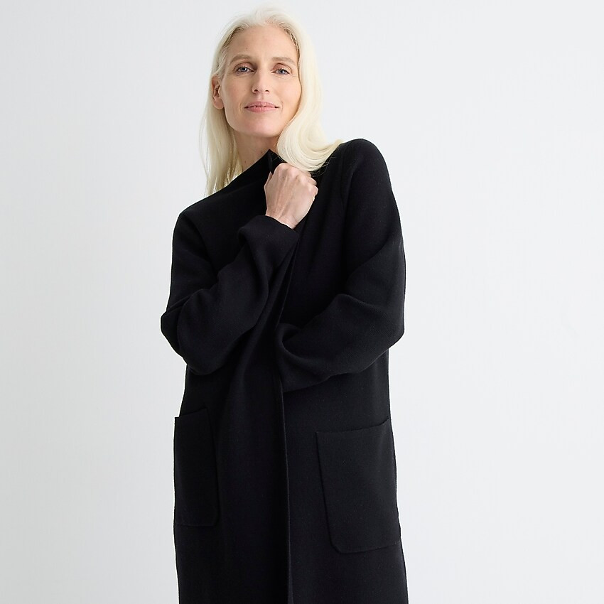 Juliette collarless sweater-blazer | J. Crew US