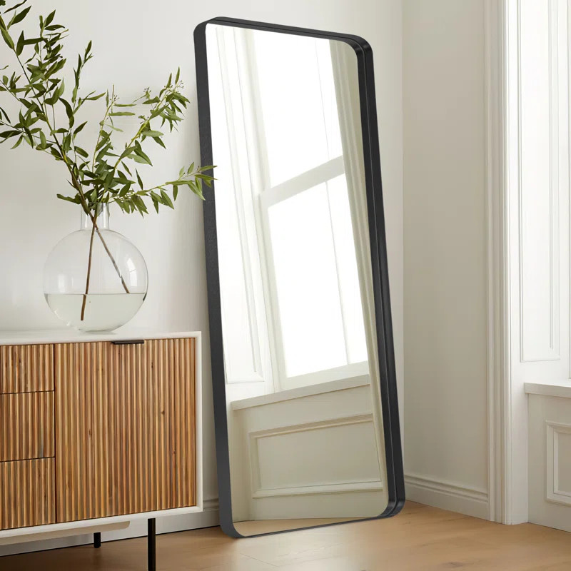 Pandora Rectangle Metal Floor Mirror | Wayfair North America