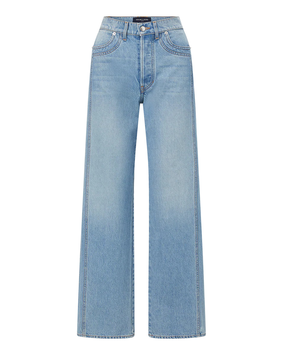Taylor Double-Seam Wide-Leg Jean in Nova | Veronica Beard | Veronica Beard