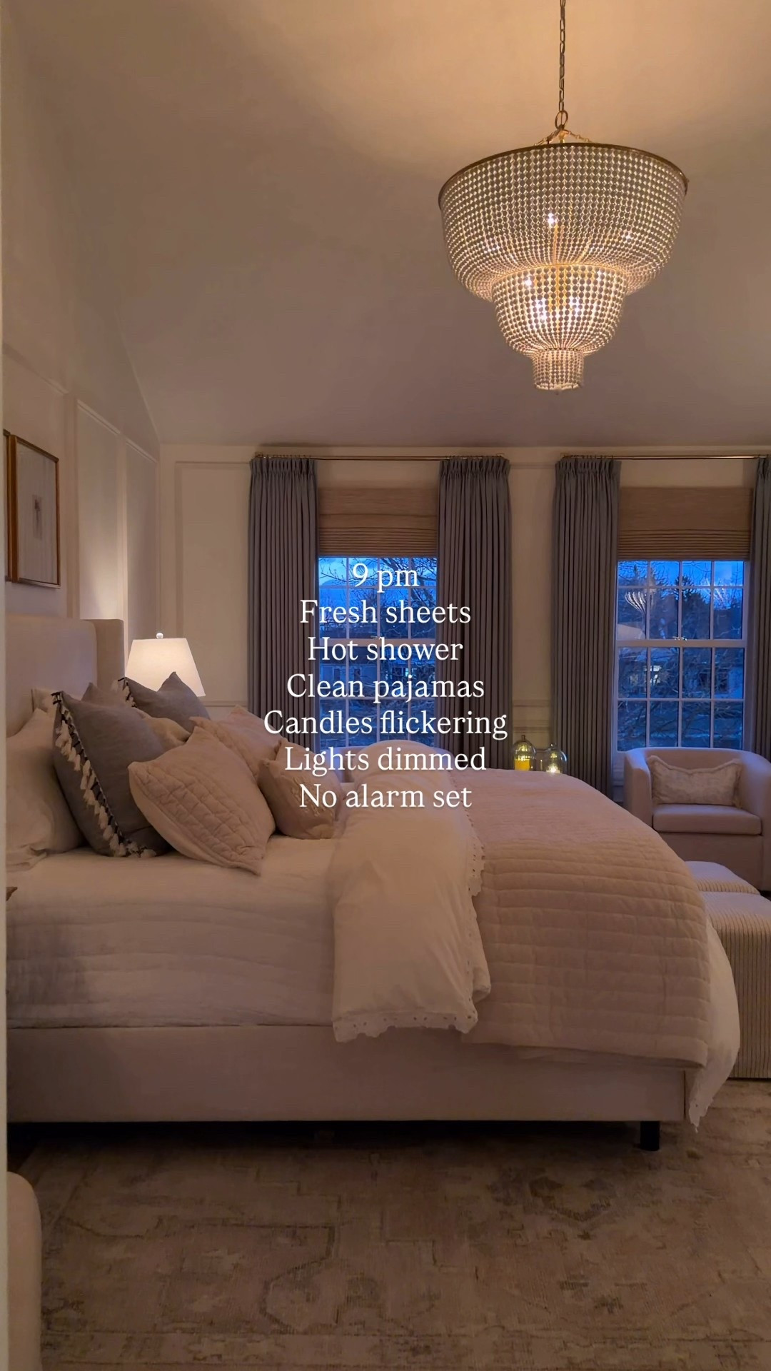 My perfect bedtime routine! ✨ Bedroom and bathroom sources linked! Curtains are in the color Winter Sky.



#LTKHome #LTKselfcare #LTKdayinmylife