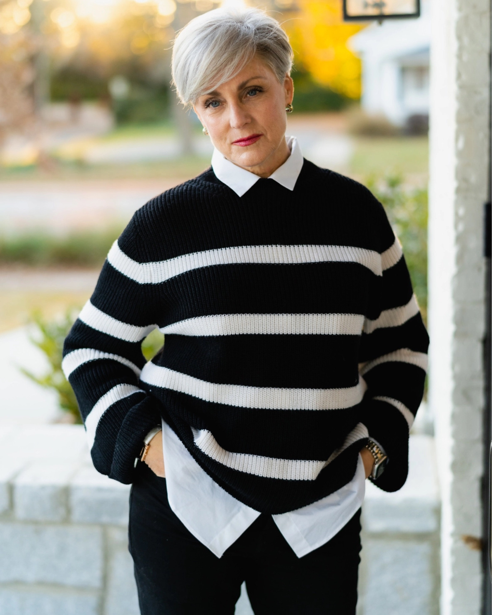 Every woman needs a good white button-down/up

#LTKFind