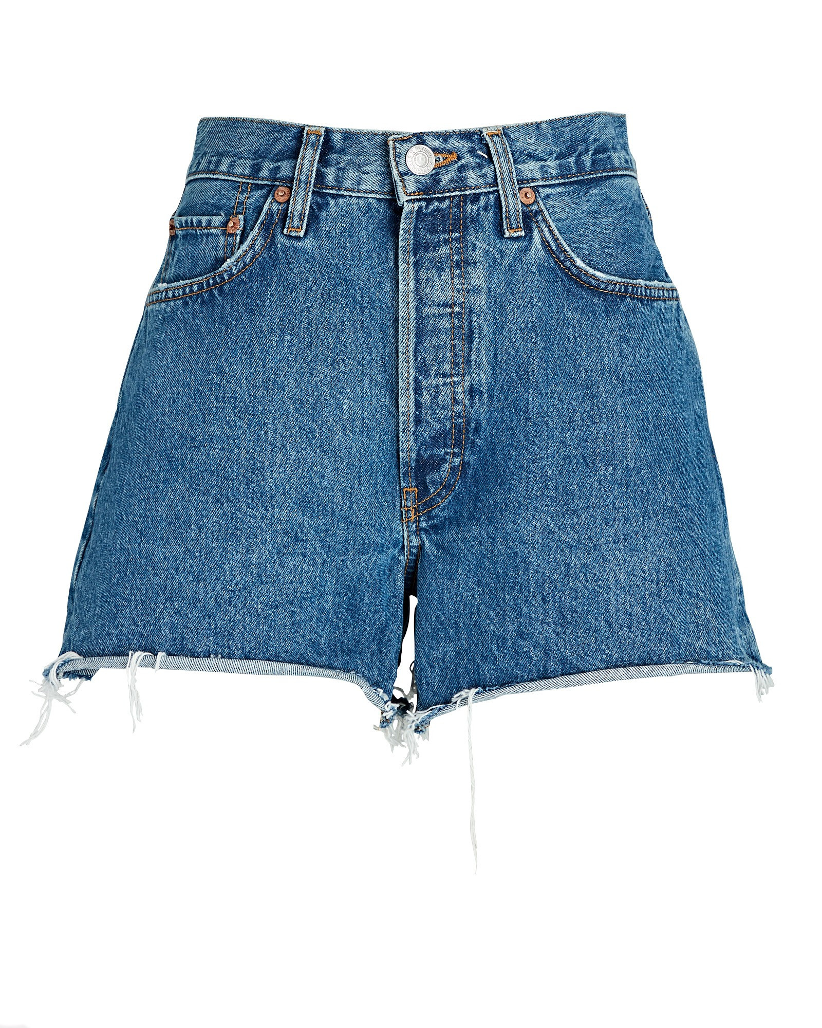 RE/DONE 90s Low Slung Shorts, Denim 30 | INTERMIX