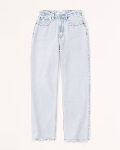 Curve Love High Rise Loose Jean | Abercrombie & Fitch (US)