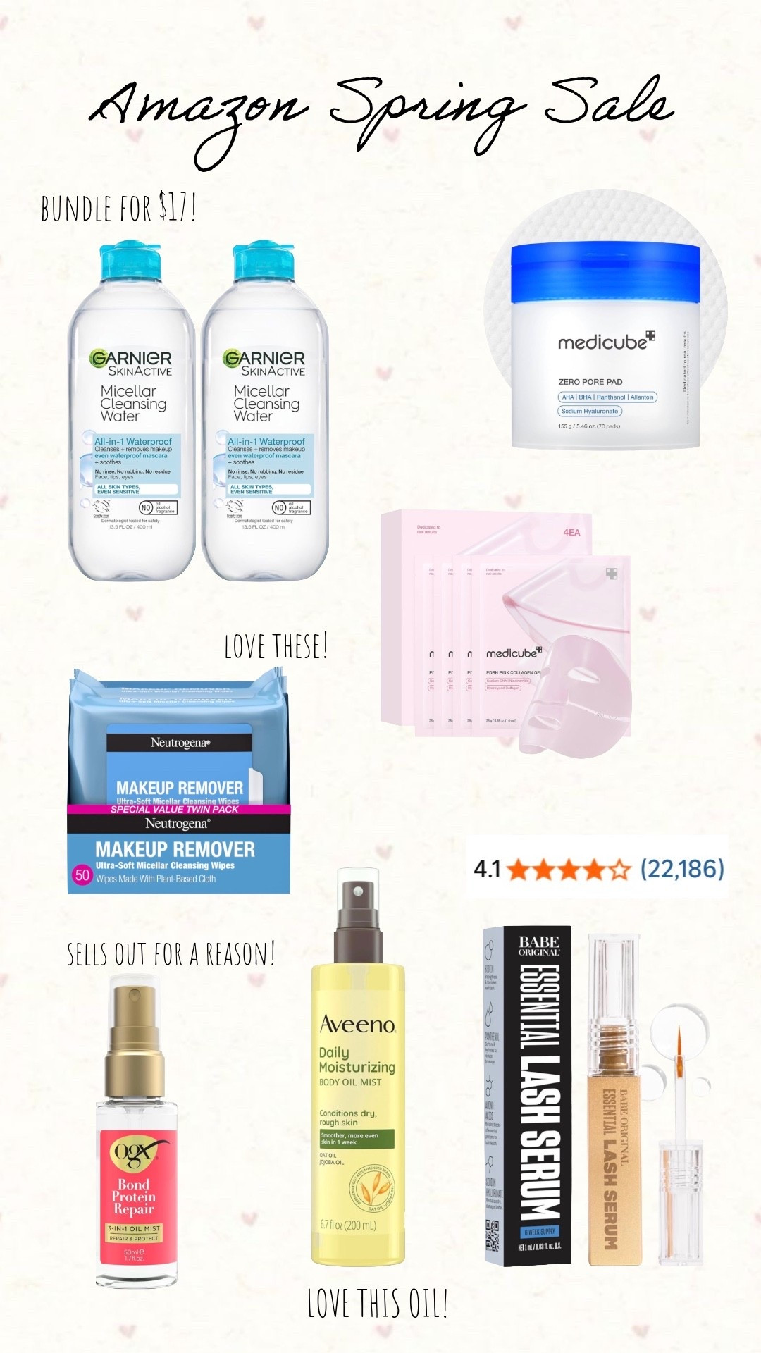 highly rated beauty products on sale! these are my top picks from the Amazon Spring Sale!🛒🛍️ 

#LTKSaleAlert #LTKselfcare #LTKBeauty