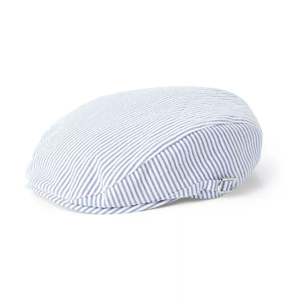 Striped Seersucker Newsboy Cap | Janie and Jack
