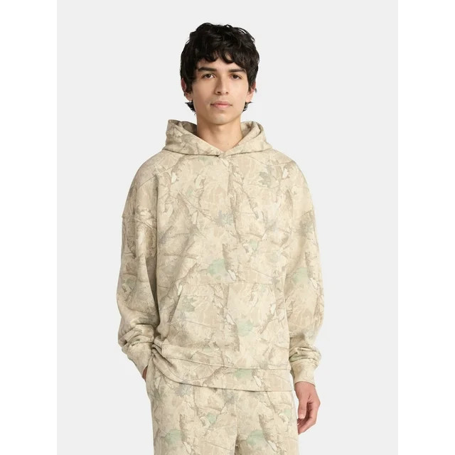 No Boundaries Oversized Hoodie with Long Sleeves, Men's & Big Men's | Walmart (US)