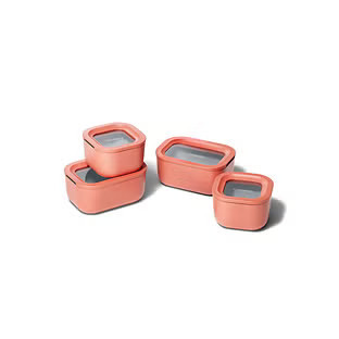 Caraway Home Mini Food Storage Navy Set of 9 pc | The Container Store