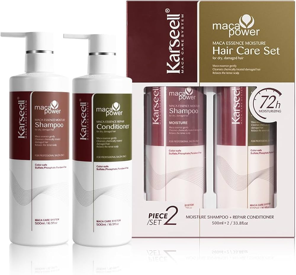 Karseell Collagen Hair Treatment Repair Conditioning, Shampoo and Conditioner Set for Dry Damaged... | Amazon (US)