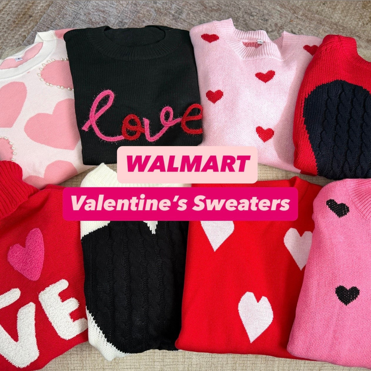 Scroll to shop! New Valentine’s Day sweaters! So many cute styles! Follow for more 🎀