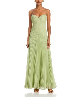Amur Saylor Pleated Gown | Bloomingdale's Women | Bloomingdale's (US)