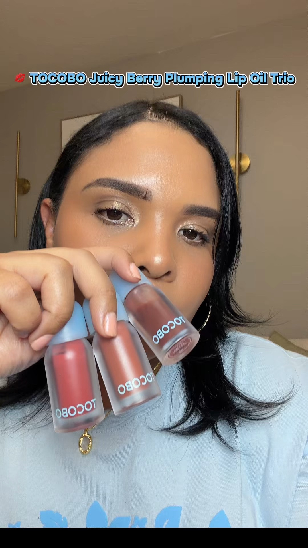 Currently obsessed with these TOCOBO lip oils 💋✨

They give my lips the prettiest glossy finish while keeping them feeling soft and hydrated. My favorite part? The juicy shine without feeling sticky.

The shades in this trio are gorgeous:
🤎 Bitter Brown
🤎 Choco Berry
🩷 Cozy Pink

Which one would you wear? ✨

#LTKBeauty #LTKLipProducts #TOCOBO #KBeauty #LipOil