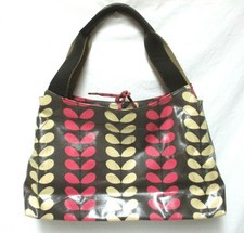 ORLA KIELY stem print coated canvas shoulder tote bag purse | eBay US