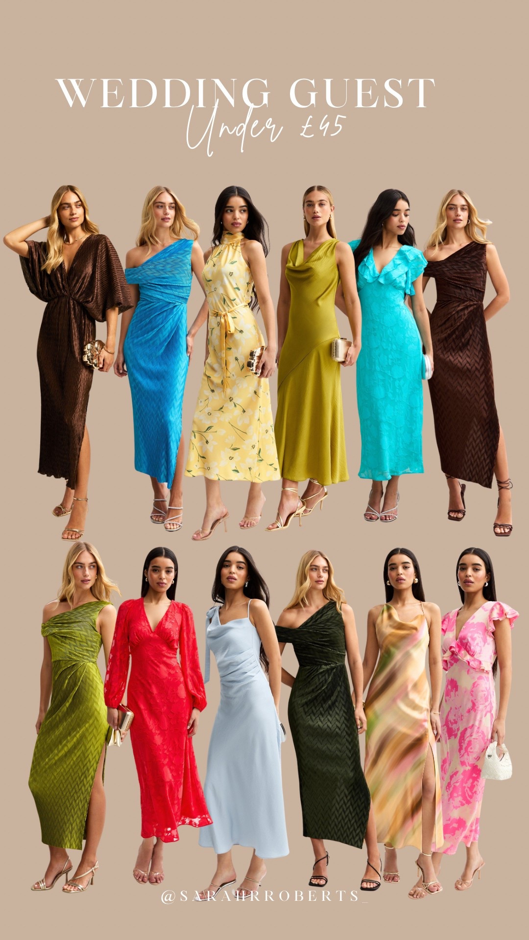 Wedding Guest Dresses under £45 👗💒✨

Majority of these are actually under £40, I think only one is over!! But some gorgeous affordable dresses for an occasion you have coming up! 

Wedding guest dress, dresses, summer dresses, spring dresses, spring wedding, summer wedding, affordable dresses

#LTKsummer #LTKdresses #LTKwedding