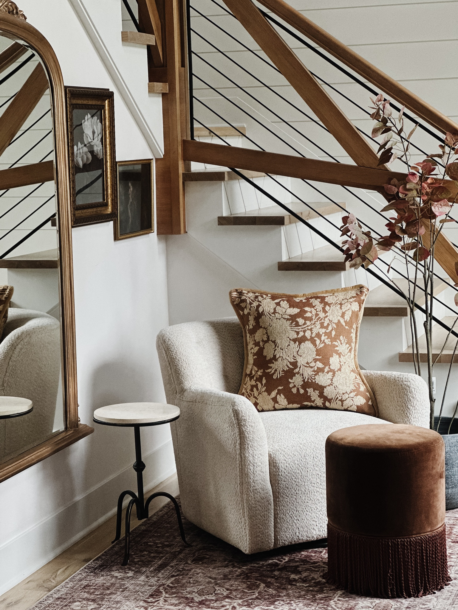 So excited to team up with Wayfair to start bringing our fall home to life. I love Wayfair for their huge selection, great prices and always free shipping. This new swivel chair we added in our entry is so gorgeous, cozy and has created the perfect reading nook in our home.  @wayfair #wayfairpartner 

#LTKFindsUnder100 #LTKHome #LTKxWayfair