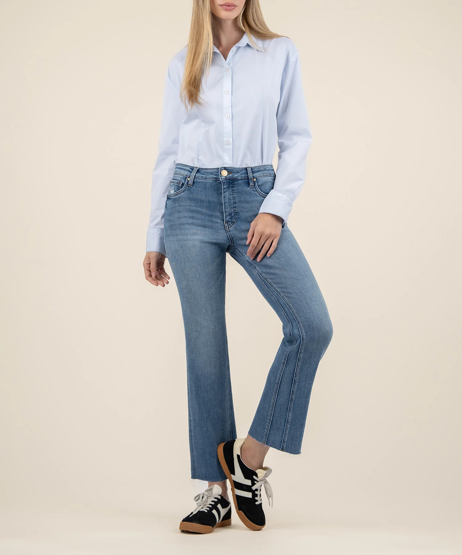 Kelsey High Rise Ankle Flare - Kut from the Kloth | Kut From Kloth