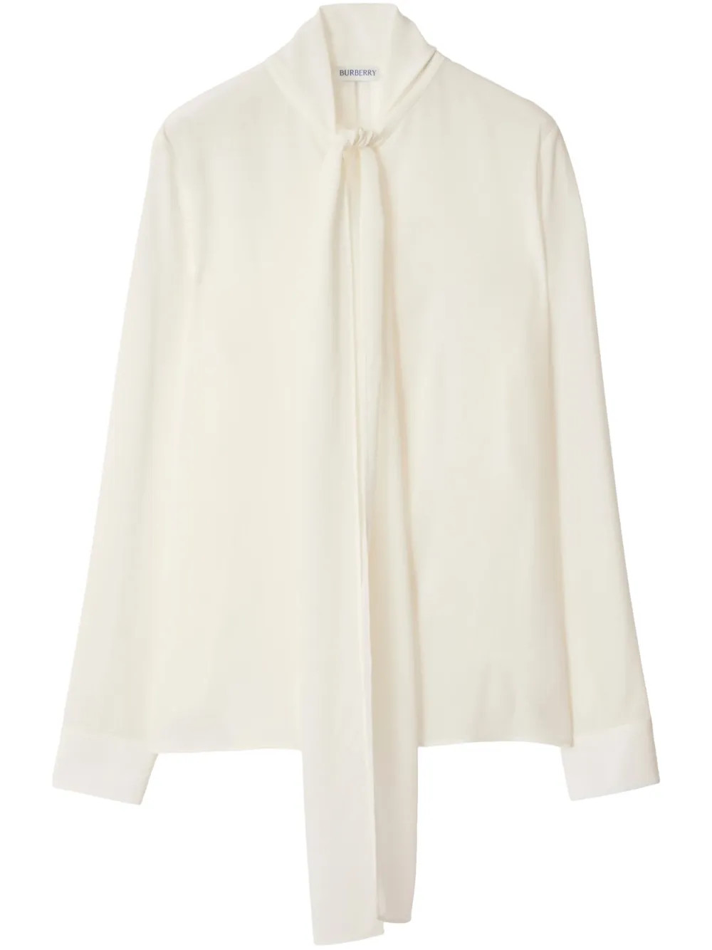 Burberry Silk Blouse | Neutrals | FARFETCH | Farfetch Global