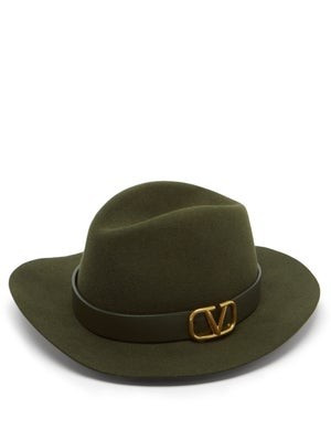 V-logo felt fedora hat | Valentino Garavani | MATCHESFASHION UK | Matches (UK)