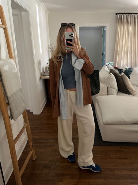Styling my new ANINE BING X REEBOK sneakers with knit trousers + suede jacket! 

Top: small 
Suede Jacket: size M
Knit Trousers: size M 

#LTKshoecrush #LTKstyletip #LTKfindsunder100