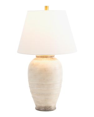 28in Textured Pot Table Lamp | Marshalls