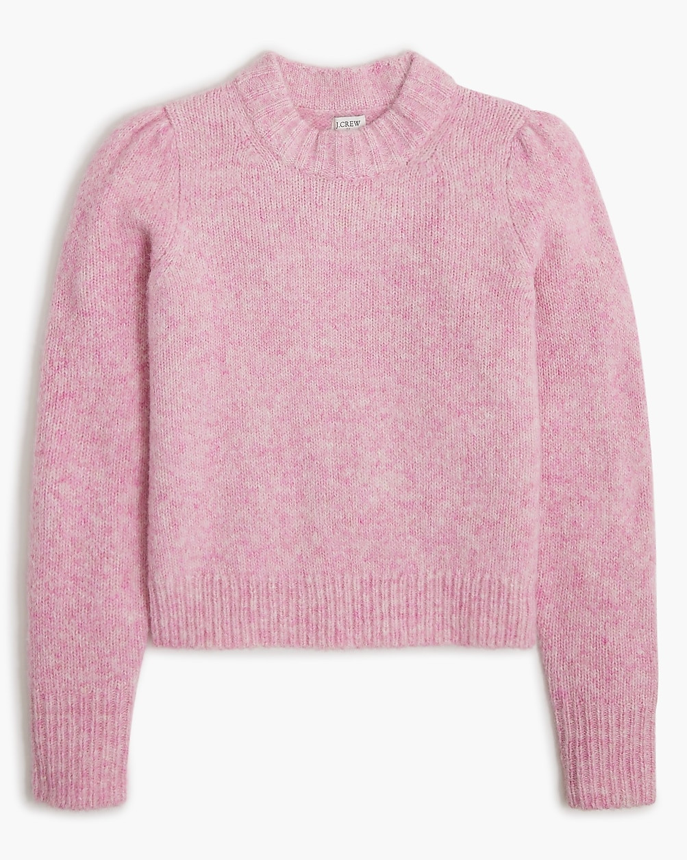 Fuzzy puff-sleeve sweater | J.Crew Factory