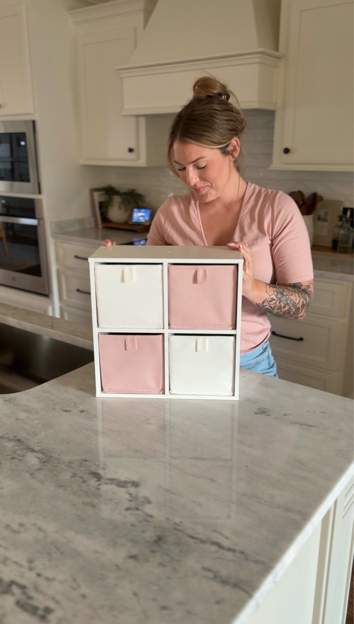 MINI cube shelf organizer from target! Comes in a 4 or 6 size, and multiple color bins!

#LTKHome #LTKSaleAlert #LTKKids