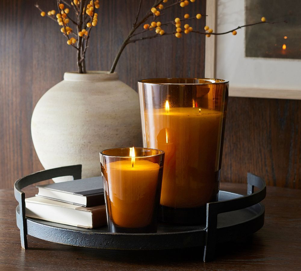 Handcrafted Tapered Scented Candles - Palo Santo | Pottery Barn (US)