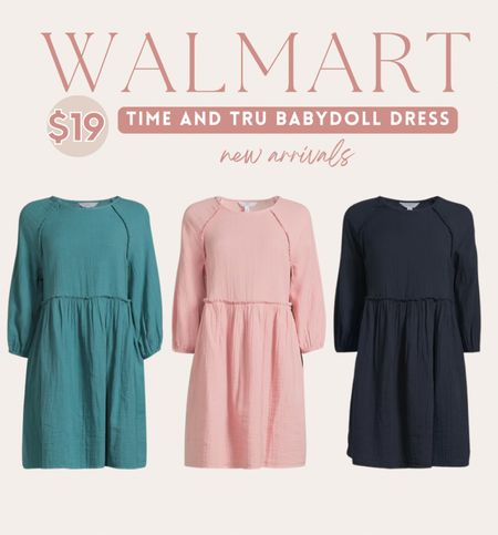 Time and Tru Mini Babydoll Dresses under $20!

#LTKworkwear #LTKfindsunder50 #LTKSeasonal