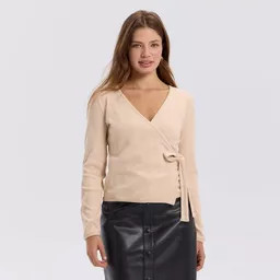 Women's Wrap-Tie Top - A New Day™ | Target