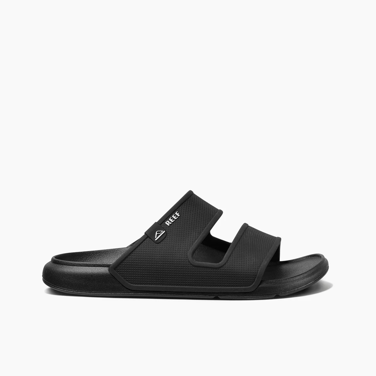 Men's Oasis Double Strap Slides In Black | REEF® | Reef
