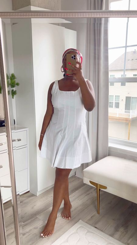 Little white dress for summer . It’s giving tennis trend vibes and it’s super chic. I can’t wait to style it for you guys. 

#LTKmidsize #LTKSeasonal #LTKVideo