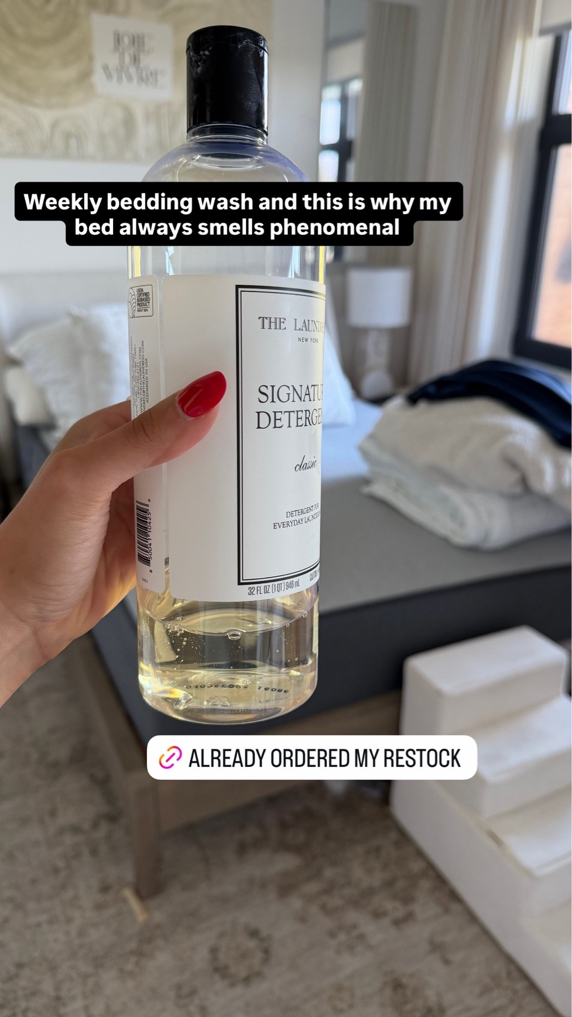 The laundry detergent that keeps my bedding smelling amazing!

#LTKHome