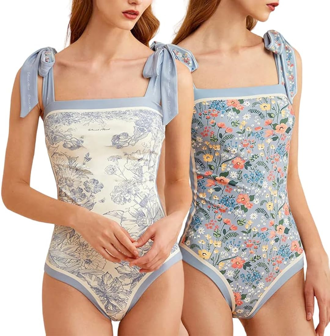 Reversible Floral Sexy One Piece Bathing Suit for Women One Piece Swimsuit Womens One Piece Swims... | Amazon (US)