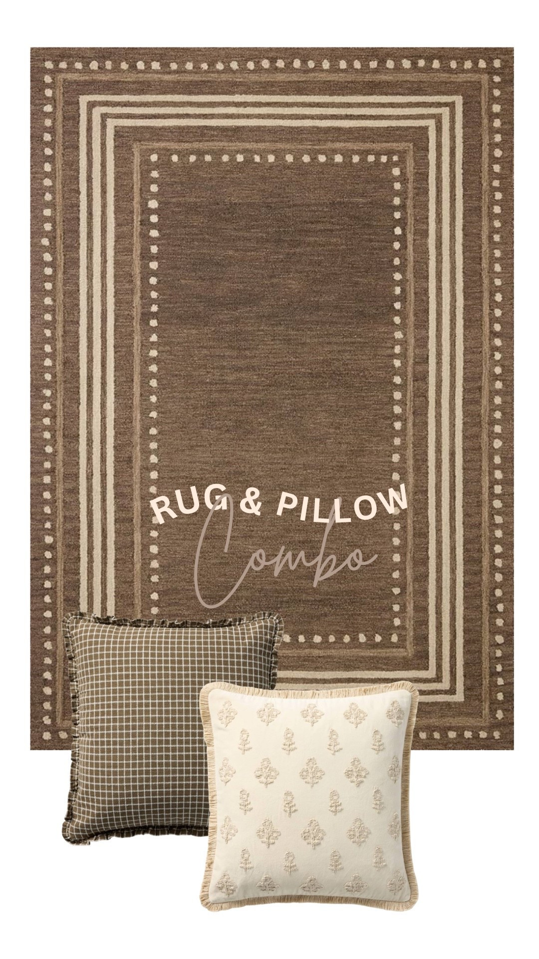 Rug & Pillow Combo from CLJ x Loloi 

#LTKHome